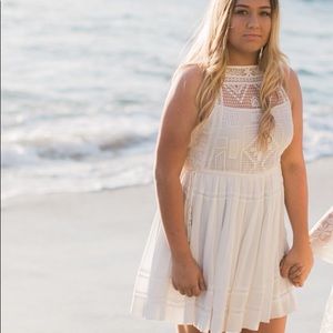 Free People Emily Crochet Dress